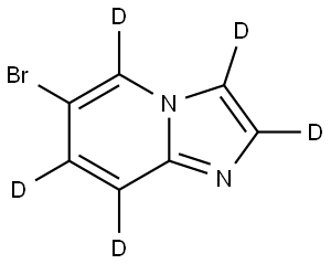 6-bromoimidazo[1,2-a]pyridine-2,3,5,7,8-d5 Structure