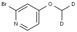 2-bromo-4-(methoxy-d2)pyridine Structure