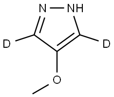 4-methoxy-1H-pyrazole-3,5-d2 Structure