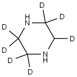 piperazine-2,2,3,3,5,5,6-d7 Structure