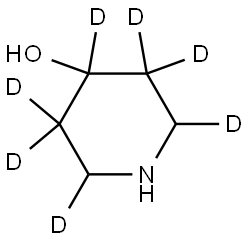 piperidin-2,3,3,4,5,5,6-d7-4-ol Structure