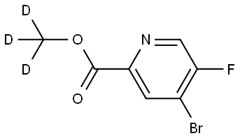 methyl-d3 4-bromo-5-fluoropicolinate Structure