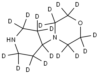 4-(piperidin-4-yl-2,2,3,3,4,5,5,6,6-d9)morpholine-2,2,3,3,5,5,6,6-d8 구조식 이미지