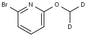 2-bromo-6-(methoxy-d2)pyridine Structure