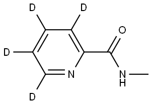 N-methylpicolinamide-3,4,5,6-d4 Structure