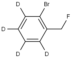 1-bromo-2-(fluoromethyl)benzene-3,4,5,6-d4 Structure