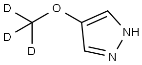 4-(methoxy-d3)-1H-pyrazole Structure