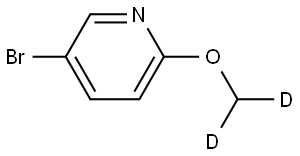 5-bromo-2-(methoxy-d2)pyridine Structure