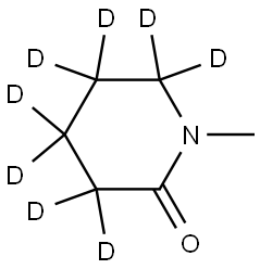 1-methylpiperidin-2-one-3,3,4,4,5,5,6,6-d8 Structure