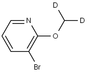 3-bromo-2-(methoxy-d2)pyridine Structure