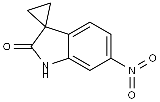 6'-nitrospiro[cyclopropane-1,3'-indoline]-2'-one Structure