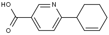 6-(cyclohex-2-en-1-yl)nicotinic acid Structure