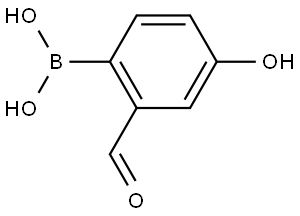 4-hydroxy-2-formylphenylboronic acid Structure