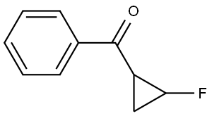 Methanone, (2-fluorocyclopropyl)phenyl- Structure