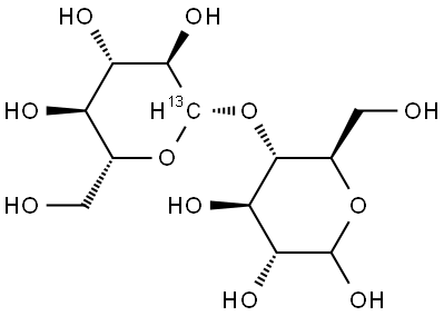 D-Cellobiose-1'-13C, 99 atom % 13C Structure