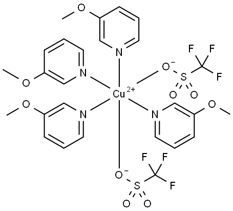 C26H28CuF6N4O10S2 Structure