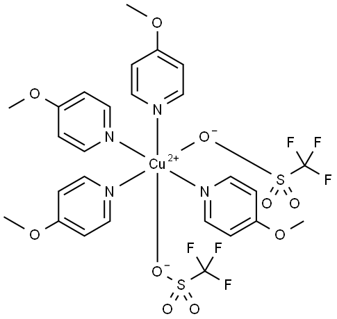 C26H28CuF6N4O10S2 Structure