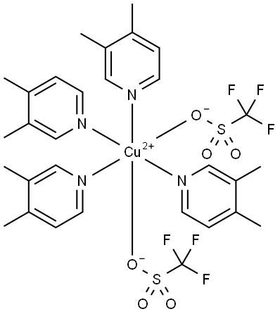 C30H36CuF6N4O6S2 Structure