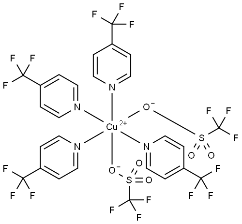 C26H16CuF18N4O6S2 Structure