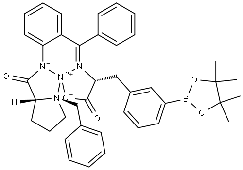 C40H42BN3NiO5 Structure