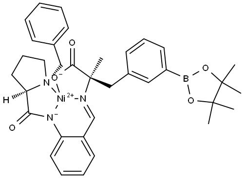 C35H40BN3NiO5 Structure