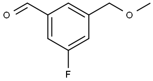 3-Fluoro-5-(methoxymethyl)benzaldehyde Structure