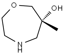 (6R)-6-methyl-1,4-oxazepan-6-ol Structure