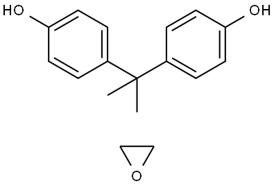 Phenol, 4,4-(1-methylethylidene)bis-, polymer with oxirane Structure