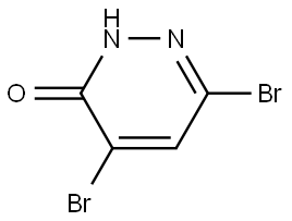 3,5-dibromo-1H-pyridazin-6-one Structure