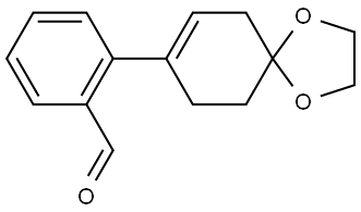 2-(1,4-dioxaspiro[4.5]dec-7-en-8-yl)benzaldehyde Structure