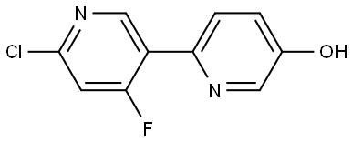 2,3'-Bipyridin]-5-ol, 6'-chloro-4'-fluoro- Structure