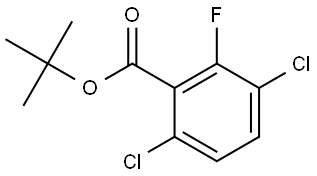 Tert-butyl 3,6-dichloro-2-fluorobenzoate Structure