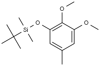 tert-butyl(2,3-dimethoxy-5-methylphenoxy)dimethylsilane Structure