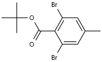 tert-butyl 2,6-dibromo-4-methylbenzoate Structure