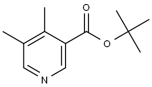 tert-butyl 4,5-dimethylnicotinate 구조식 이미지