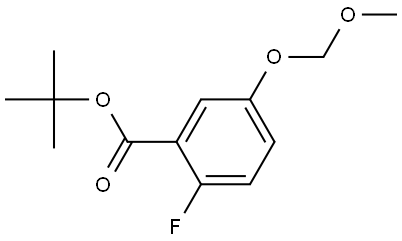 Tert-butyl 2-fluoro-5-(methoxymethoxy)benzoate Structure