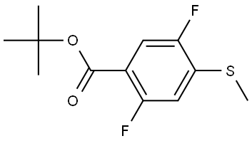 tert-butyl 2,5-difluoro-4-(methylthio)benzoate Structure