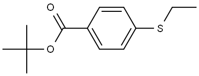 tert-butyl 4-(ethylthio)benzoate Structure