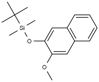tert-butyl((3-methoxynaphthalen-2-yl)oxy)dimethylsilane Structure