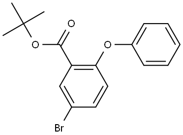 tert-butyl 5-bromo-2-phenoxybenzoate 구조식 이미지