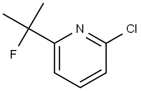 2-Chloro-6-(2-fluoropropan-2-yl)pyridine Structure