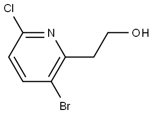 2-(3-bromo-6-chloropyridin-2-yl)ethanol Structure