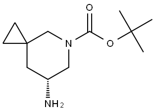 tert-butyl (7R)-7-amino-5-azaspiro[2.5]octane-5-carboxylate Structure