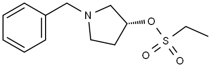 (3R)-1-benzylpyrrolidin-3-yl] ethanesulfonate 구조식 이미지
