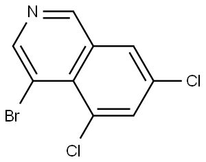 4-Bromo-5,7-dichloro-isoquinoline Structure