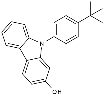 9-(4-tert-Butyl-phenyl)-9H-carbazol-2-ol Structure