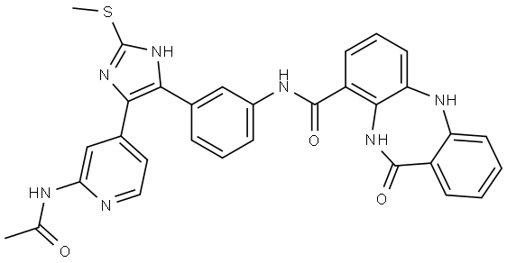 EGFR kinase inhibitor 3 Structure