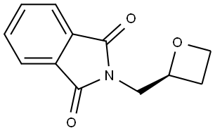 (S)-2-(2-Oxetanylmethyl)isoindoline-1,3-dione Structure