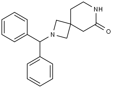 2-Benzhydryl-2,7-diazaspiro[3.5]nonan-6-one Structure