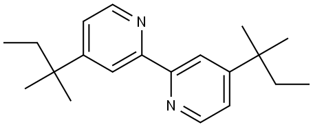 4,4'-Di-tert-pentyl-2,2'-bipyridine Structure